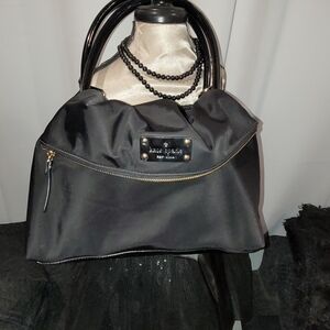 Kate Spade Black Nylon Leslie Shoulder Bag